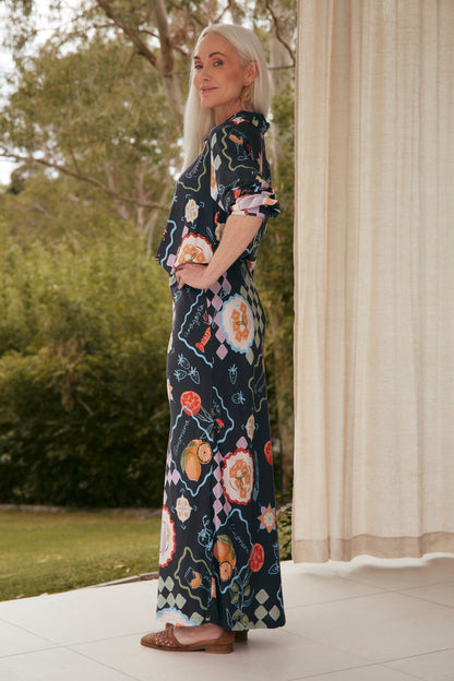 Katie Bias Cut Skirt in New Orleans