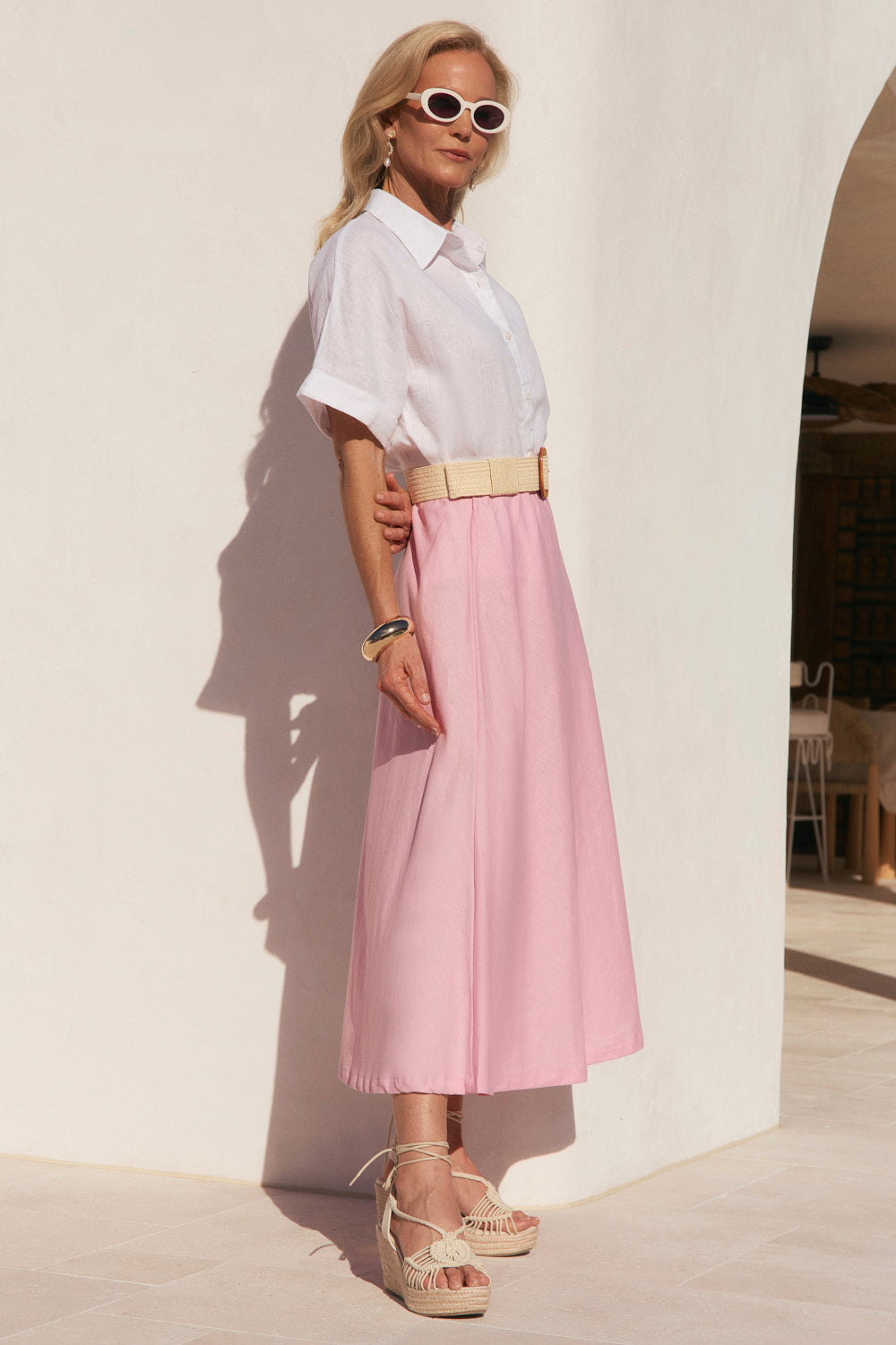 Sabina Skirt in Peony