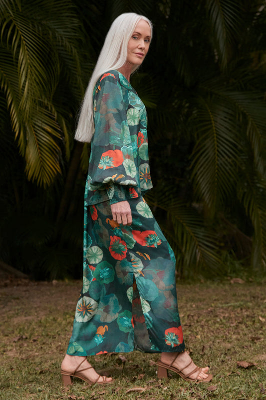 Ivy Column Skirt in Lotus